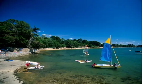 Une plage à proximité du camping proche de vannes